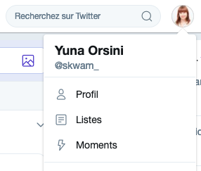 By clicking on my Twitter profile picture, I *believe* that I will probably find my personal settings and account information there
