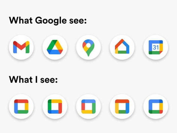 Les nouvelles icones de Google, comment les utilisateurs les voient-ils?